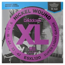 D'Addario 電吉他弦 433192, 1個