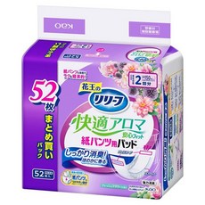 Relief 紙尿褲專用尿布片 除臭花香, FREE(onesize), 1個, 52片