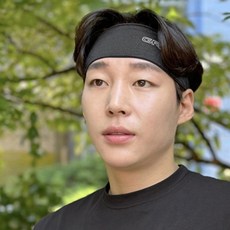 GRS 윙스 헤어밴드, 멜란지블랙, 3개