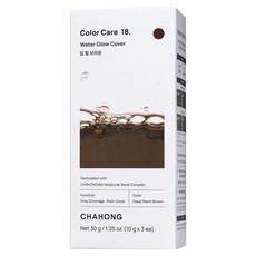 차홍 워터 글로우 커버 염모제, 딥 웜 브라운, 1개