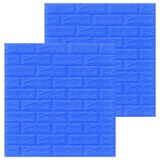 엑스터 3D 벽돌 스티커 셀프 인테리어 입체 폼 타일벽지 2p, Type-13