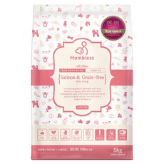 맘블레스 노령견용 연어&무곡물 건식사료, 연어, 5kg, 1개