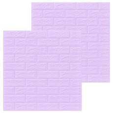 엑스터 3D 벽돌 스티커 셀프 인테리어 입체 폼 타일벽지 2p, Type-6