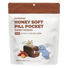강아지 페스룸 허니 소프트 필포켓 30p, 고구마맛, 120g, 1개 고구마맛, 120g, 1개