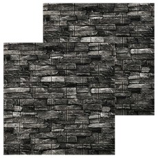 엑스터 3D 벽돌 타일 스티커 셀프 인테리어 입체 폼 벽지 2p, Type 14