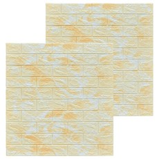 엑스터 3D 벽돌 타일 스티커 셀프 인테리어 입체 폼 벽지 2p, Type 18
