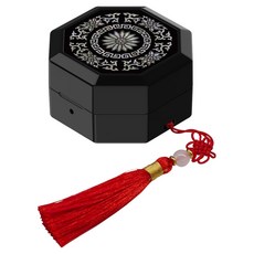 삼성전자 꽃 전통 문양 케이스 버즈4 / 버즈4 프로, 1개, 블랙, GP-FPR640AMGRK