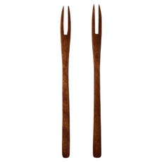 JAJU(자주) 옻칠 티포크, 다크 브라운, 2개