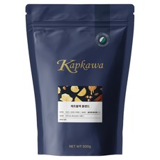 캅카와 제트블랙 블렌드 커피원두, 500g, 1개, 홀빈(분쇄안함)