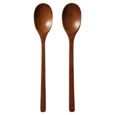 JAJU(자주) 옻칠 티스푼, 다크 브라운, 2개 다크 브라운, 2개