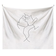 Yesone 感性插畫布藝掛布
