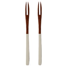 JAJU(자주) 옻칠 티포크, 아이보리, 2개