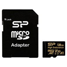Silicon Power 廣穎電通 行車記錄器/監控設備專用 高耐用小卡/記憶卡 附轉卡 Superior U3 A1, 1個, 128GB
