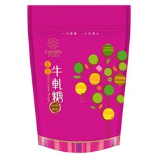 CHERRY GRANDFATHER 櫻桃爺爺 青春時光機 綜合牛軋糖 原味 + 蔓越莓 + 咖啡 + 火山豆, 400g, 1個