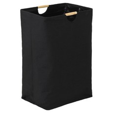 마메 홈 대용량 접이식 세탁 빨래바구니 분리수거함 72L, 블랙