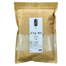 상생촌 유기농 백미 상등급, 1kg, 1개