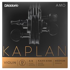 D'Addario 卡普蘭小提琴絃 AMO 4/4 D 421303, 1個, 單一顏色, KA313 4/4M