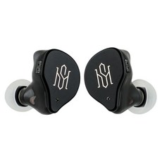 심갓 평판형 골전도 1DD 2BA 쿼드브리드 하만타겟 3.5mm 4.4mm 플러그 인이어 이어폰, black, Supermix5