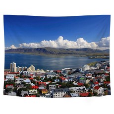 예스원 자연 풍경 패브릭 포스터, 스타일 I