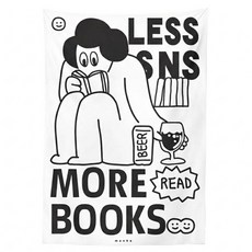 예스원 감성 인테리어 일러스트 패브릭 포스터, 스타일 A