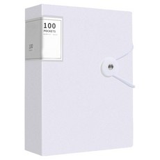 나리다 A4 시험지 보관 서류 수납 폴더 100p, 화이트, 1개 화이트, 1개