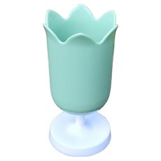 공룡마켓 튤립 감성 인테리어 다기능 데스크 펜 홀더, 녹색, 1개