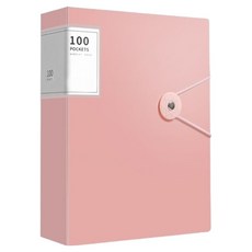 나리다 A4 시험지 보관 서류 수납 폴더 100p, 핑크, 1개 핑크, 1개