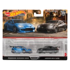 MATTEL 美泰兒 Hot wheels 收藏小車2件組 HKF51, 藍色 + 黑色, 1套