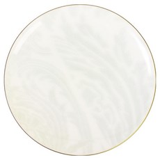 JL COQUET(제이엘꼬께) 인디언느 풀패턴 펄블루플래티넘 브레드버터접시, 펄블루 + 플래티넘 + 화이트, 1개