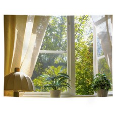 예스원 입체 창문뷰 풍경 패브릭 포스터, 스타일 C