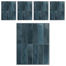 Ecster 自黏式立體磁磚貼紙 室內裝潢壁貼 5入, Type 4