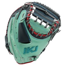 인코자바 IKJ 포수 미트 글러브 우투용 GR CM-ST M(MT/NV)26, 민트 + 네이비, 1개