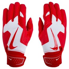 나이키 알파 2.0 배팅장갑 양손착용 세트, 레드, 1세트