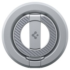 Spigen 三星電子 雙磁吸 MagSafe 指環支架 GP-TOU026P, 1個, 銀色