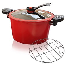 Monta Addcross 魔法陶瓷密封真空鍋, 1個, 混合色, 6L