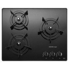 나비엔 매직 550장용 전원타입 빌트인 가스레인지 3구 방문설치, LNG, GRB-6013NA