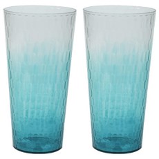Astreblanc 透明雙色多色花瓶 2入