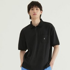 커버낫 남성용 시그니처 심볼 포켓 폴로 티셔츠