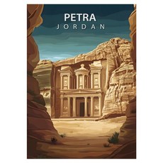 비즈포유 세계 유명 여행지 일러스트 아트포스터 P10