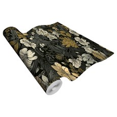 스마일깨비 다양한 유럽 ​​스타일 열대 식물 배경 접착식 벽지, G