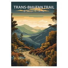 비즈포유 세계 유명 여행지 일러스트 아트포스터 P19 프레임 없음