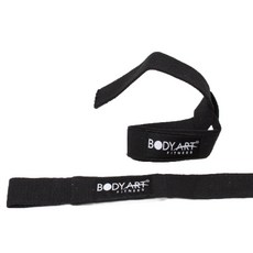 바디아트 피트니스 면 스트랩 2p, 블랙, 1개