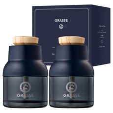 불스원 그라스 블루 차량용 방향제 90ml x 2p, 1개, 시칠리안 라임향