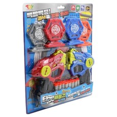타겟배틀건 더블익스트림 장남감총 세트, 혼합색상, 1세트
