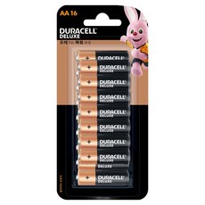 듀라셀 디럭스 알카라인 건전지 AA 블리스터팩, 1개, 16개입