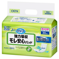 Kao 花王 Relief 紙尿褲專用尿布片 強力吸收型, FREE(onesize), 1個, 30片