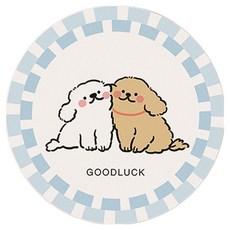 에어로 기분 좋아지는 홈카페 컵 매트, 10, 1개