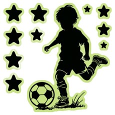 던전스트디오 소녀 농구 축구 야광 벽 스티커, 3