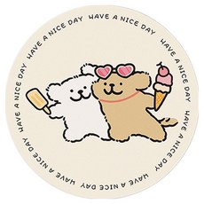에어로 기분 좋아지는 홈카페 컵 매트, 3, 1개