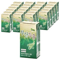 부산우유 두유, 24개, 200ml